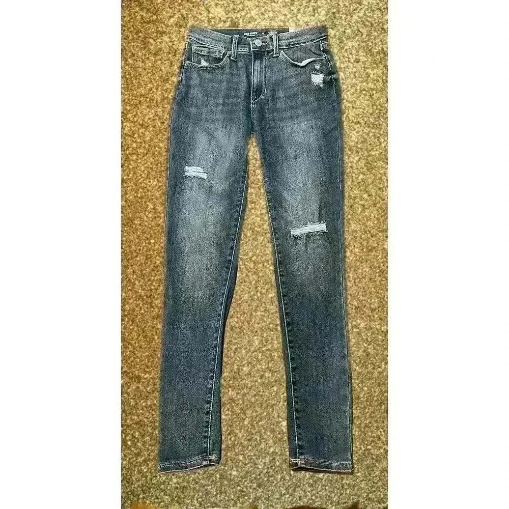 Old Navy Girls Size 14 High Rise Rockstar Jeggings 360 stretch (0153)